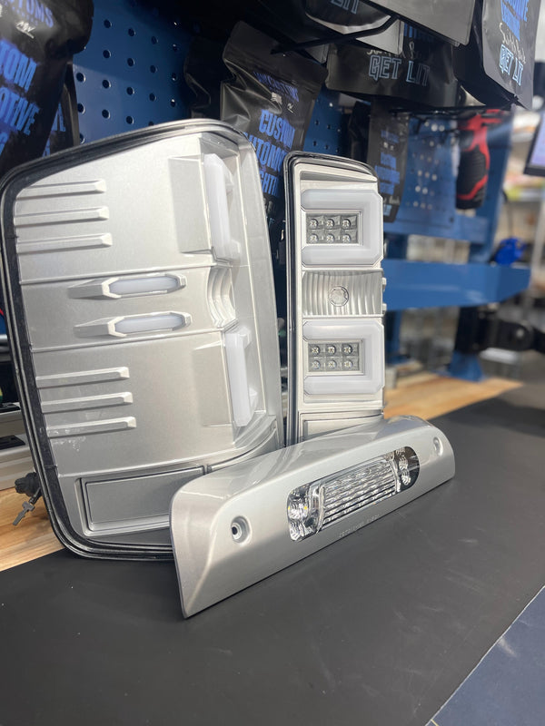 PRE-BUILT 2014-18 CHEVROLET SILVERADO C BAR TAIL LIGHTS