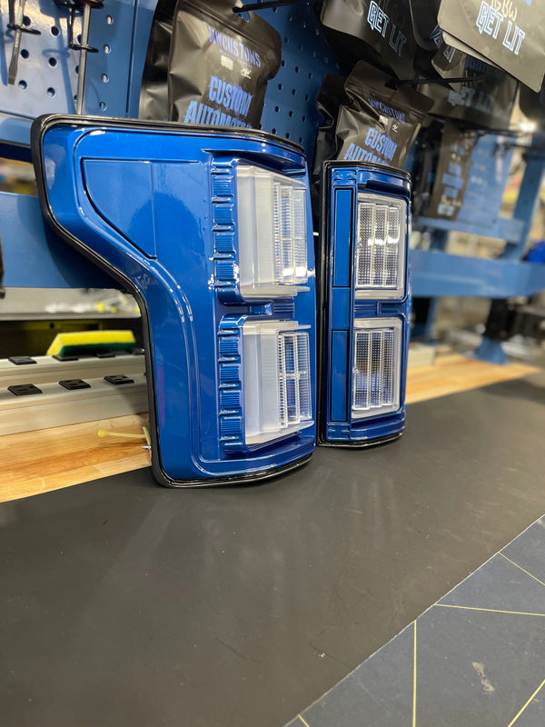 PRE-BUILT 2015-20 FORD F150 TAIL LIGHTS- HALOGEN MODEL
