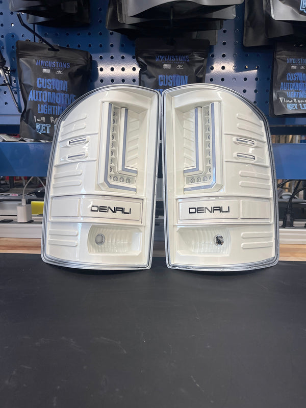 PRE-BUILT 2014-18 GMC SIERRA L Bar TAIL LIGHTS