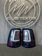 2009-18 DODGE RAM TAIL LIGHTS FACTORY LED *PAINTED PB6* (OPEN BOX)