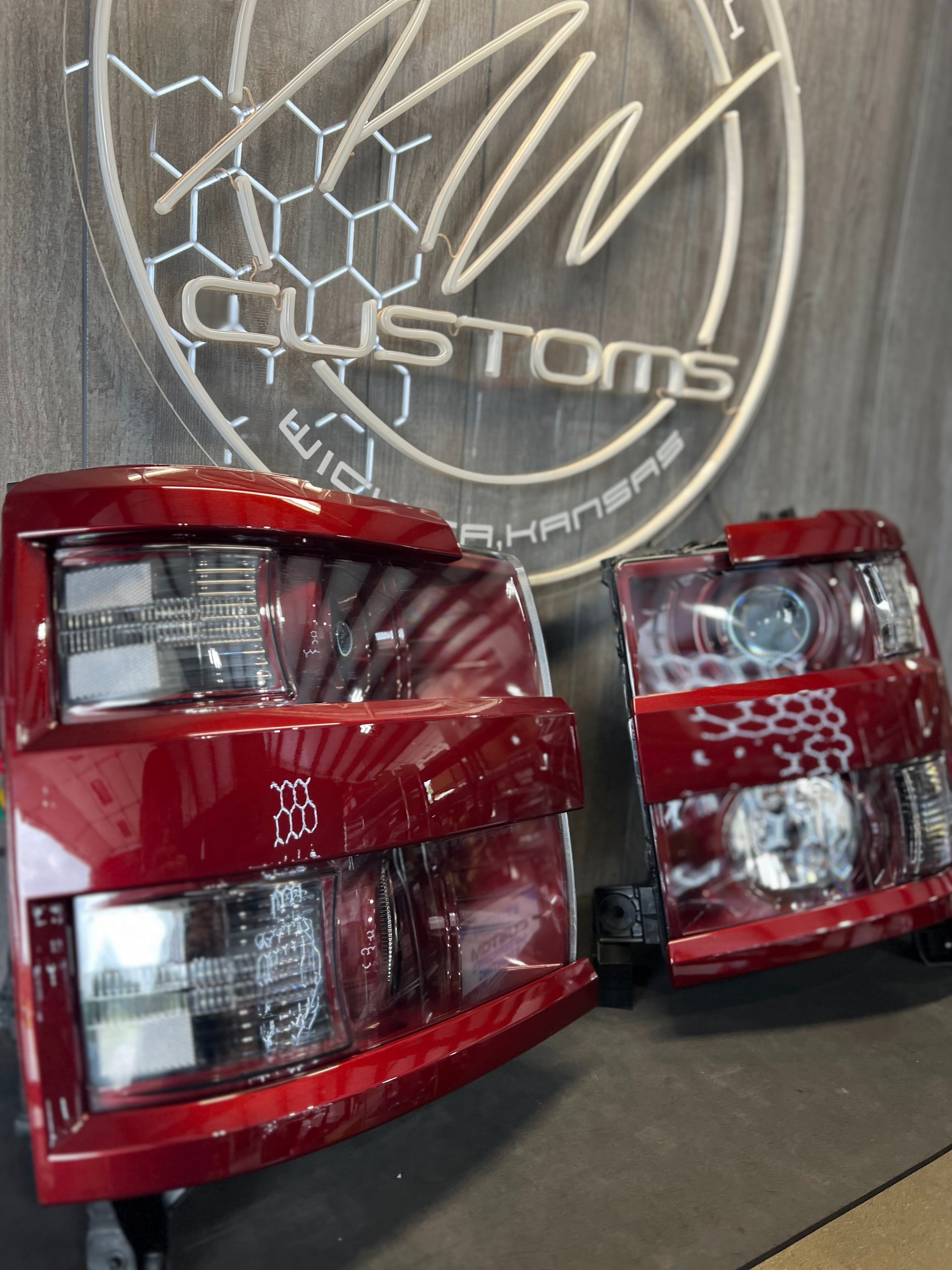 2015-19 CHEVROLET SILVERADO HD 2500/3500 OEM STYLE HEADLIGHTS