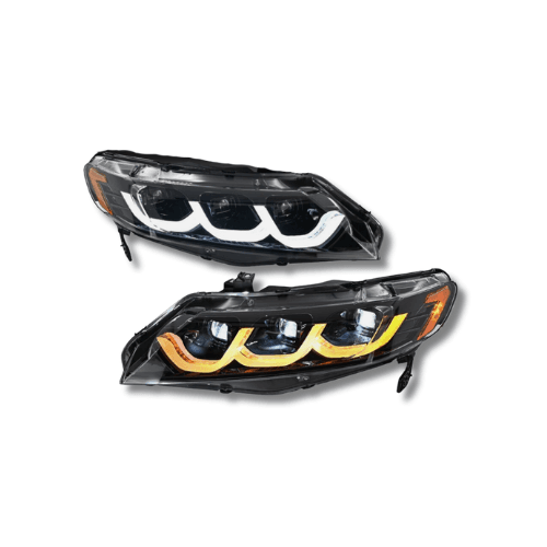 2006 - 2011 HONDA CIVIC 4 DOOR TRIPLE BEAM HEADLIGHTS