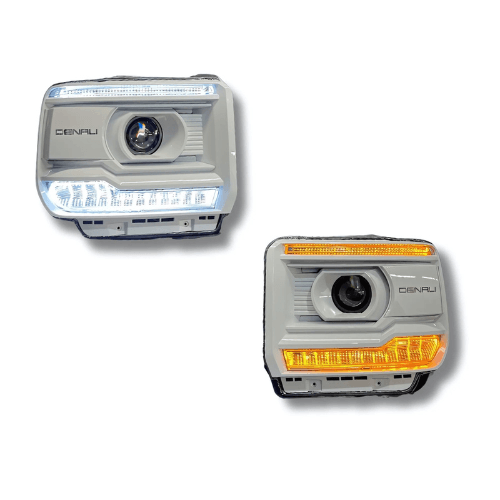 2014-19 GMC SIERRA MWCUSTOMS PREMIUM SWITCHBACK HEADLIGHTS