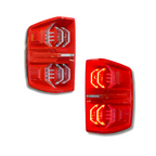 2014 - 18 CHEVY SILVERADO FIN STYLE TAIL LIGHTS
