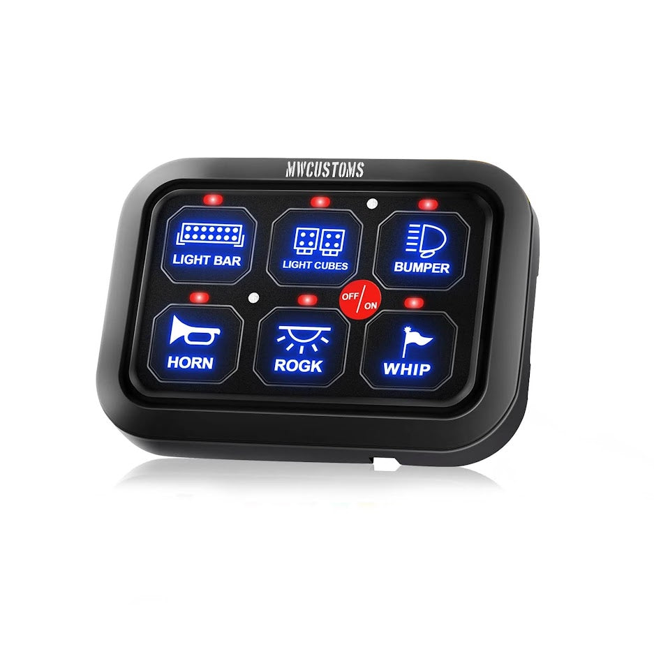 MwCustoms 6 Gang Switch Panel