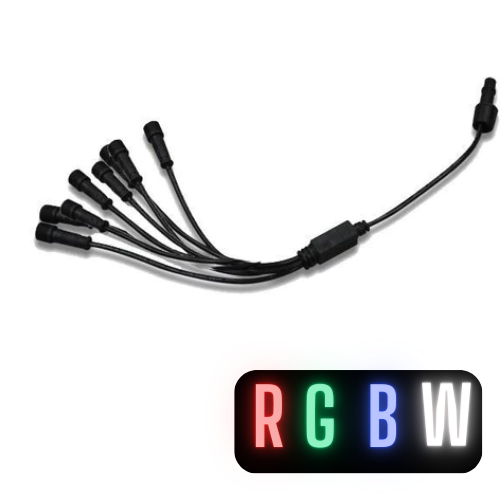 MwCustoms RGBW 8-1 ROCK/WHEEL LIGHT SPLITTER