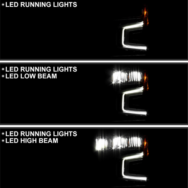 PRE BUILT CHEVY SILVERADO 1500 2019 - 21 OE REPLACEMENT LED (Factory Halogen Only)