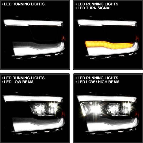 PRE BUILT 2019 - 23 DODGE RAM 1500 (LED Reflector Headlights Only)