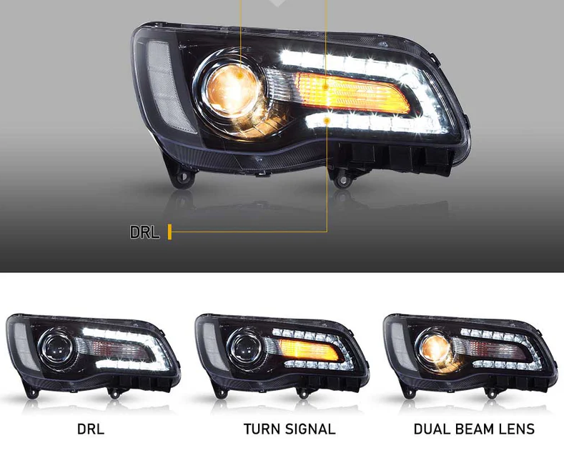 2011 - 23 CHRYSLER 300 PROJECTOR HEADLIGHTS GEN 1
