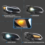 2015 - 21 SUBARU WRX STI PROJECTOR HEADLIGHTS GEN 3