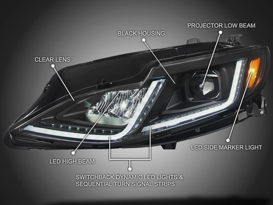 2019 - 2024 CHEVY MALIBU PROJECTOR HEADLIGHTS