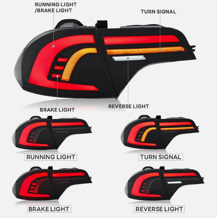 2006 - 2011 HONDA CIVIC 4 DOOR LED TAIL LIGHTS