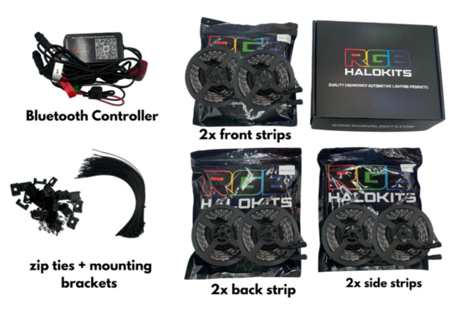 4PC. LED UNDERGLOW KIT