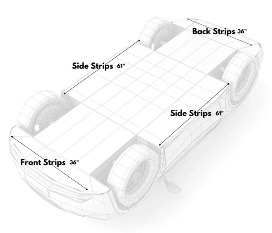 4PC. LED UNDERGLOW KIT