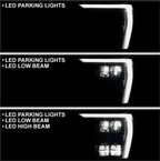 2021 - 23 FORD F150 LED REFLECTOR HEADLIGHTS