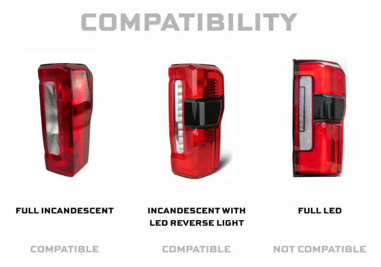 2023 - 2026 FORD SUPER DUTY MORIMOTO XB TAIL LIGHTS