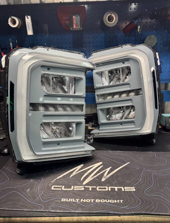 2023 - 25 FORD SUPER DUTY LED REFLECTOR HEADLIGHTS (Fits Factory LED Reflector Only)