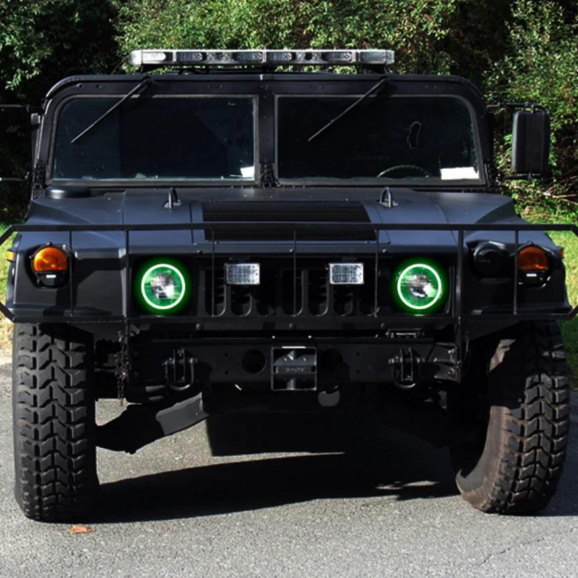 1992-2006 HUMMER H1 HALO, PROJECTOR AND FOG HALO BUNDLE - FLOW SERIES