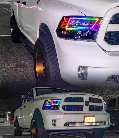 MWcustoms 2009 - 18 DODGE RAM QUAD FLOW HALO KIT