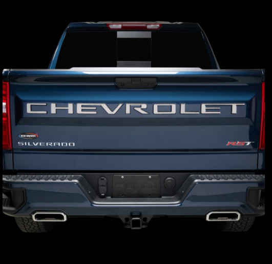 CHEVY TAILGATE STAMPED LETTERING
