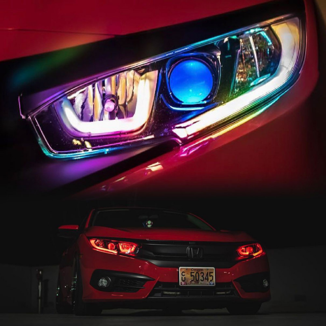 2016+ HONDA CIVIC DRL AND DEMON EYE BUNDLE - FLOW SERIES