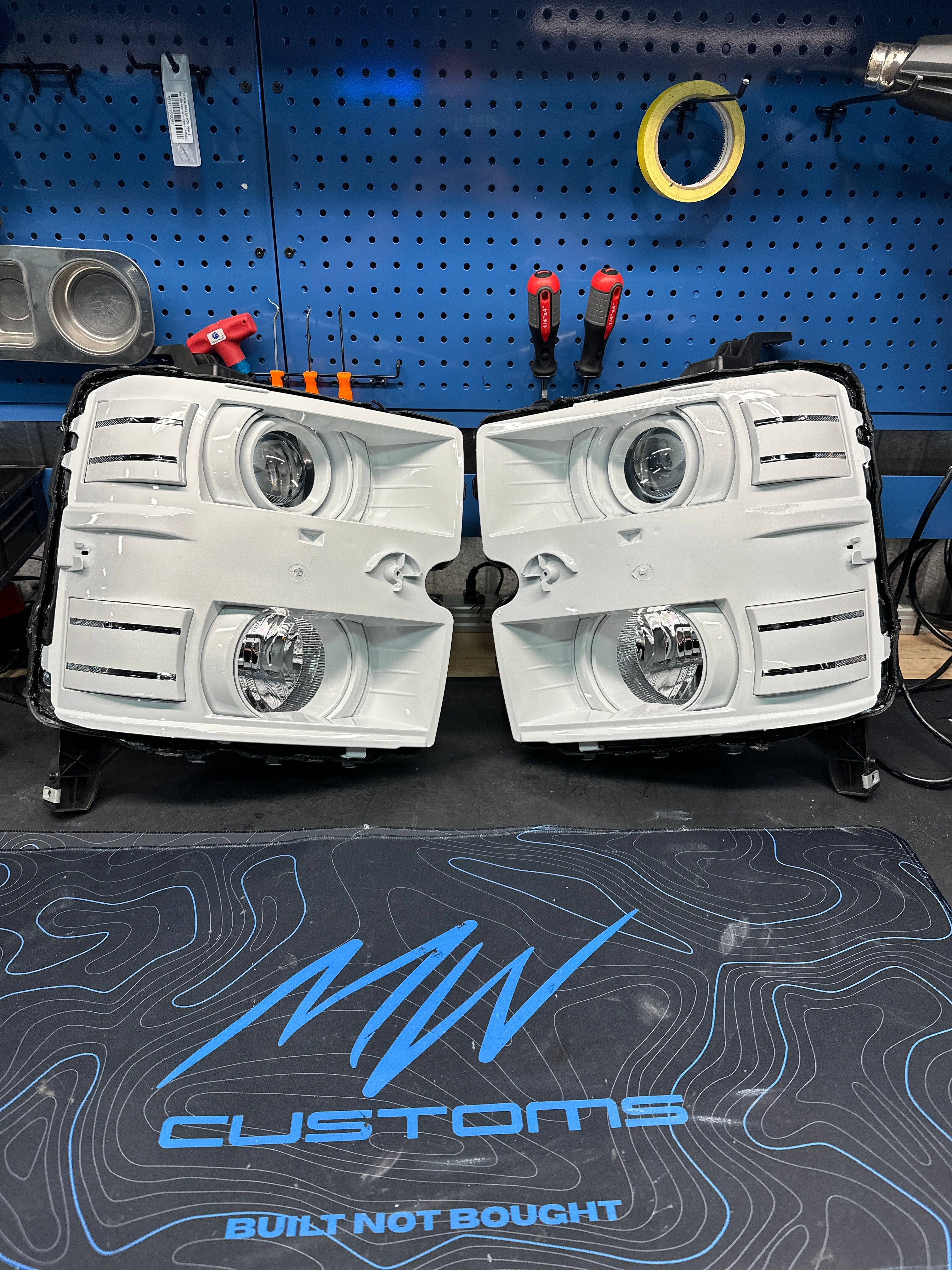 2015-19 CHEVROLET SILVERADO HD 2500/3500 OEM STYLE HEADLIGHTS