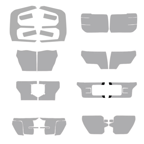 PRE-CUT HEADLIGHT PAINT PROTECTION FILM