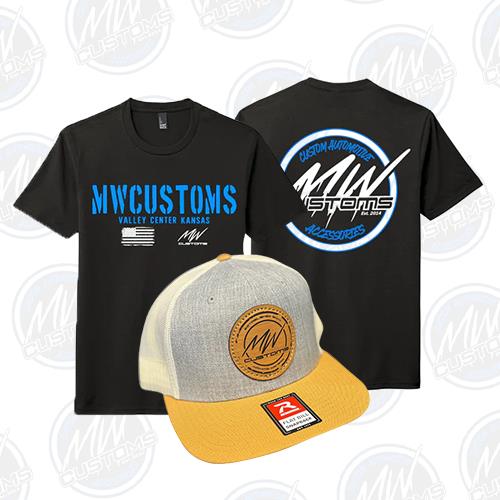 ANY MWCUSTOMS T SHIRT & HAT COMBO