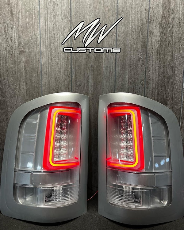 PRE-BUILT 2007-13 CHEVROLET SILVERADO C BAR TAIL LIGHTS
