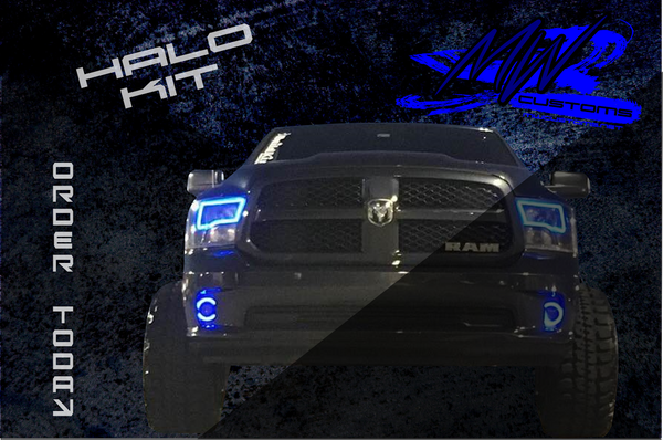 2009-14 DODGE RAM RGB HALO KIT - MwCustoms