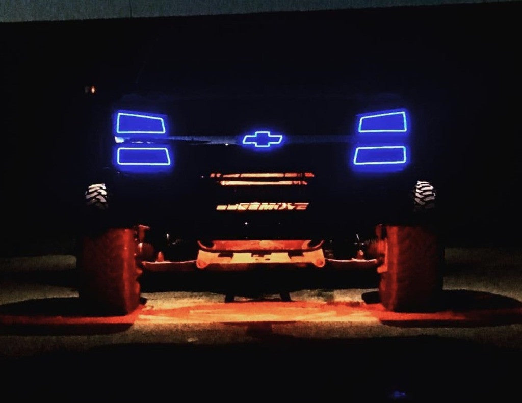 2003-07 CHEVROLET SILVERADO RGB HALO KIT - MwCustoms