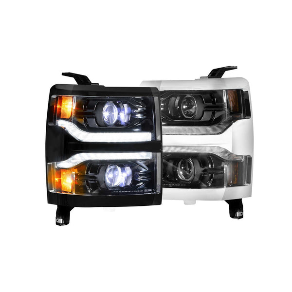 2014 silverado on sale led headlights