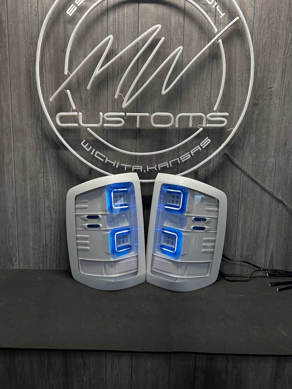 PRE-BUILT 2014-18 CHEVROLET SILVERADO C BAR TAIL LIGHTS
