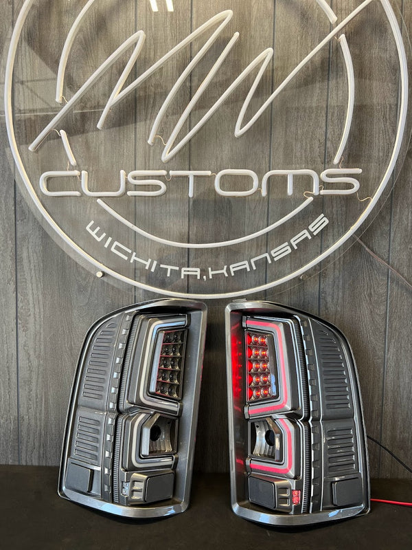 PRE-BUILT 2007-13 CHEVROLET SILVERADO S BAR TAIL LIGHTS