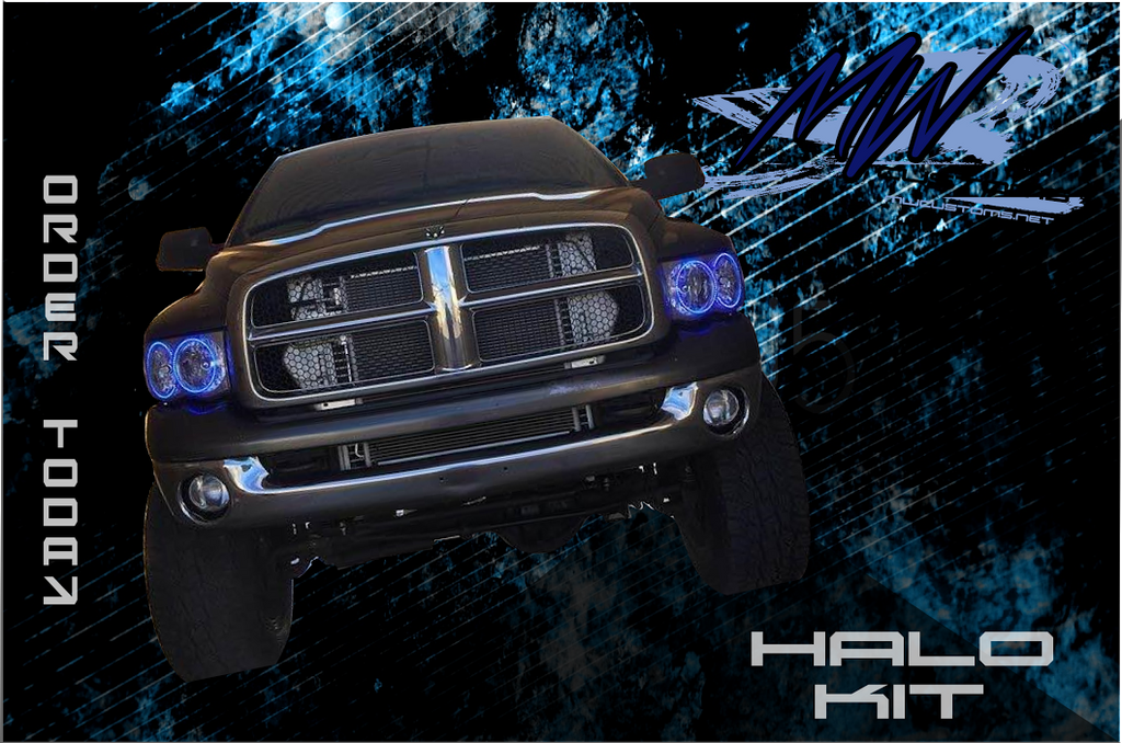 2002-05 DODGE RAM RGB HALO KIT - MwCustoms