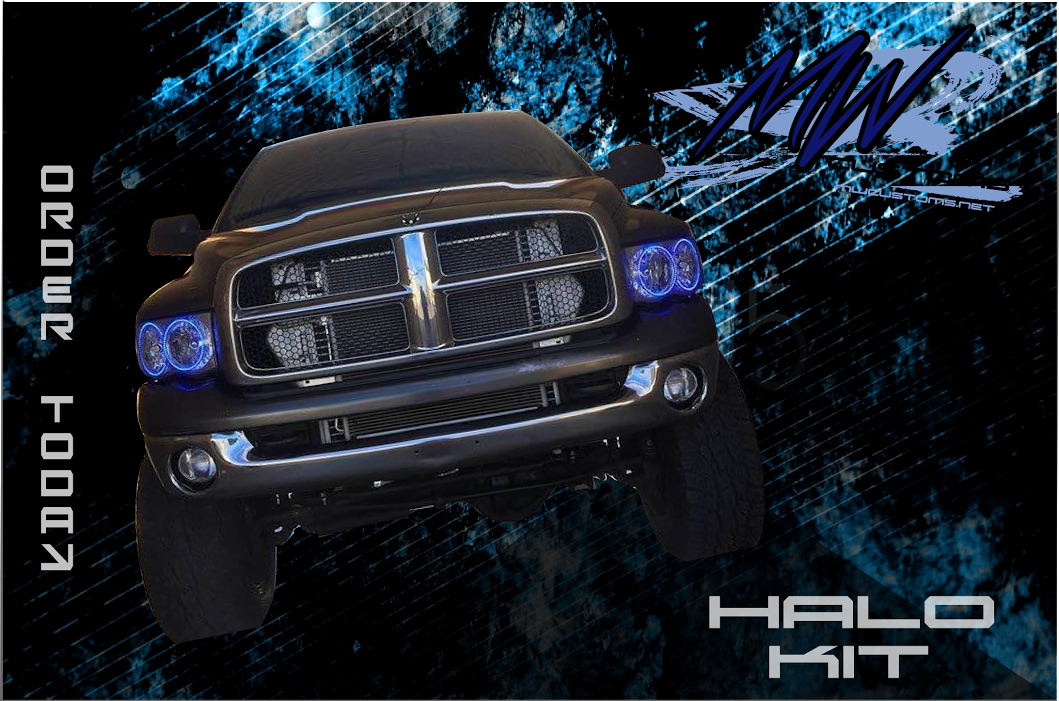 2002-05 DODGE RAM RGB HALO KIT - MwCustoms