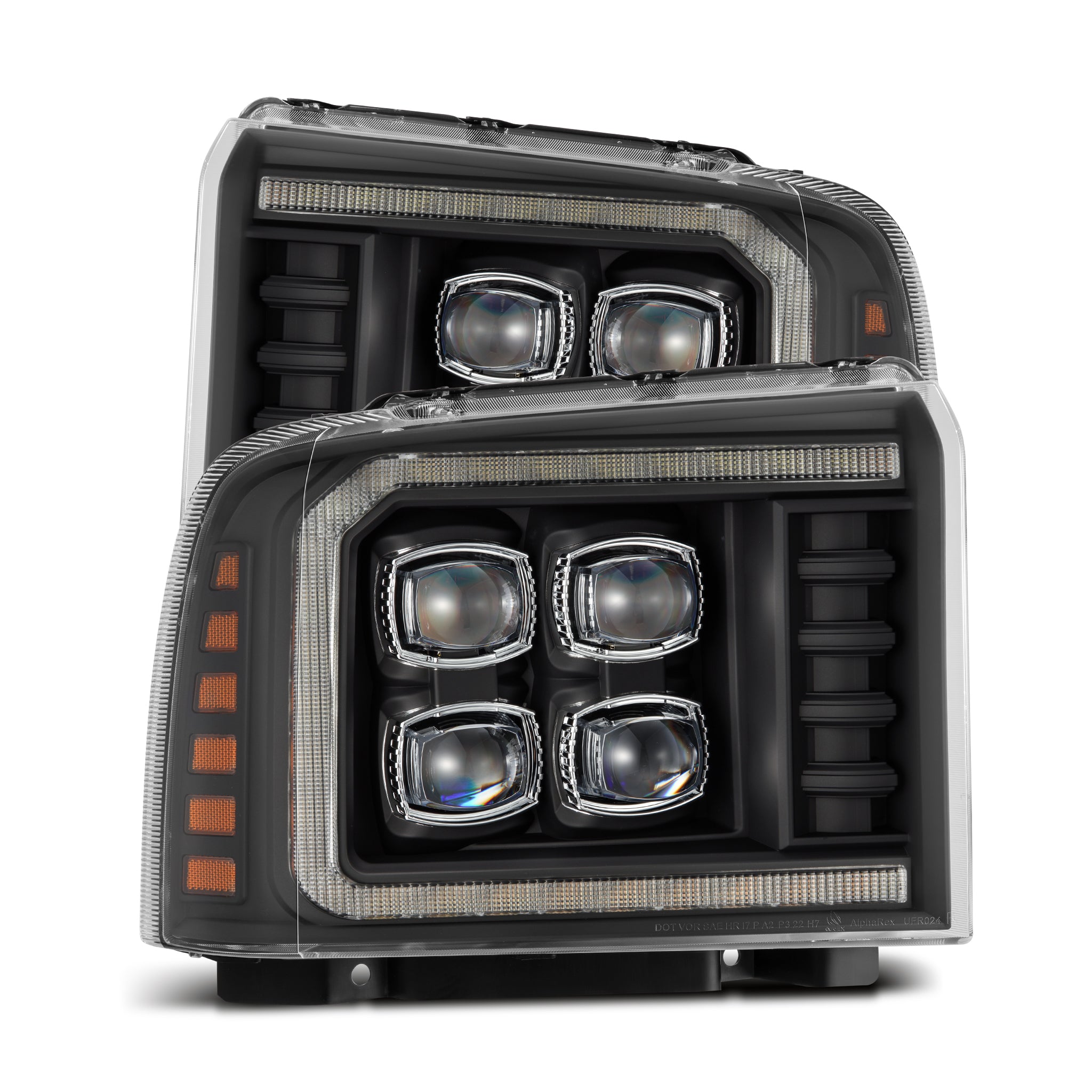 PRE-BUILT 2005-07 FORD SUPER DUTY ALPHAREX HEADLIGHTS NOVA SERIES | APO