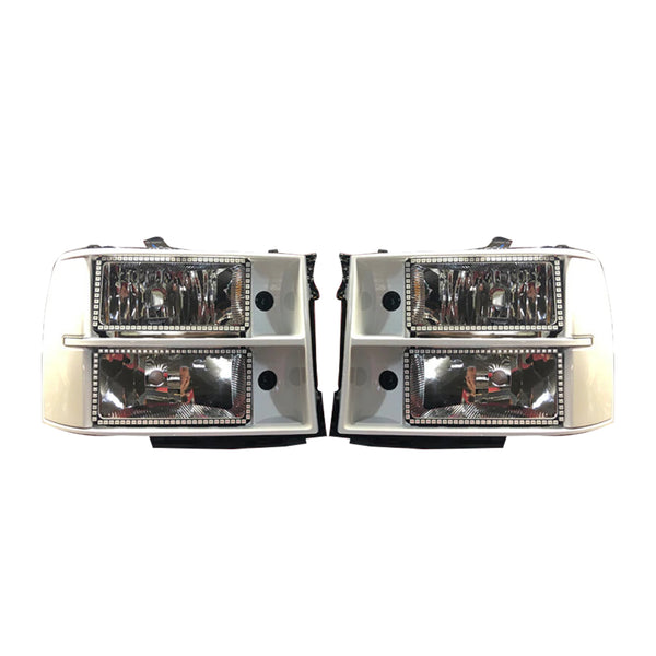 PRE-BUILT 2007-13 GMC SIERRA HEADLIGHTS