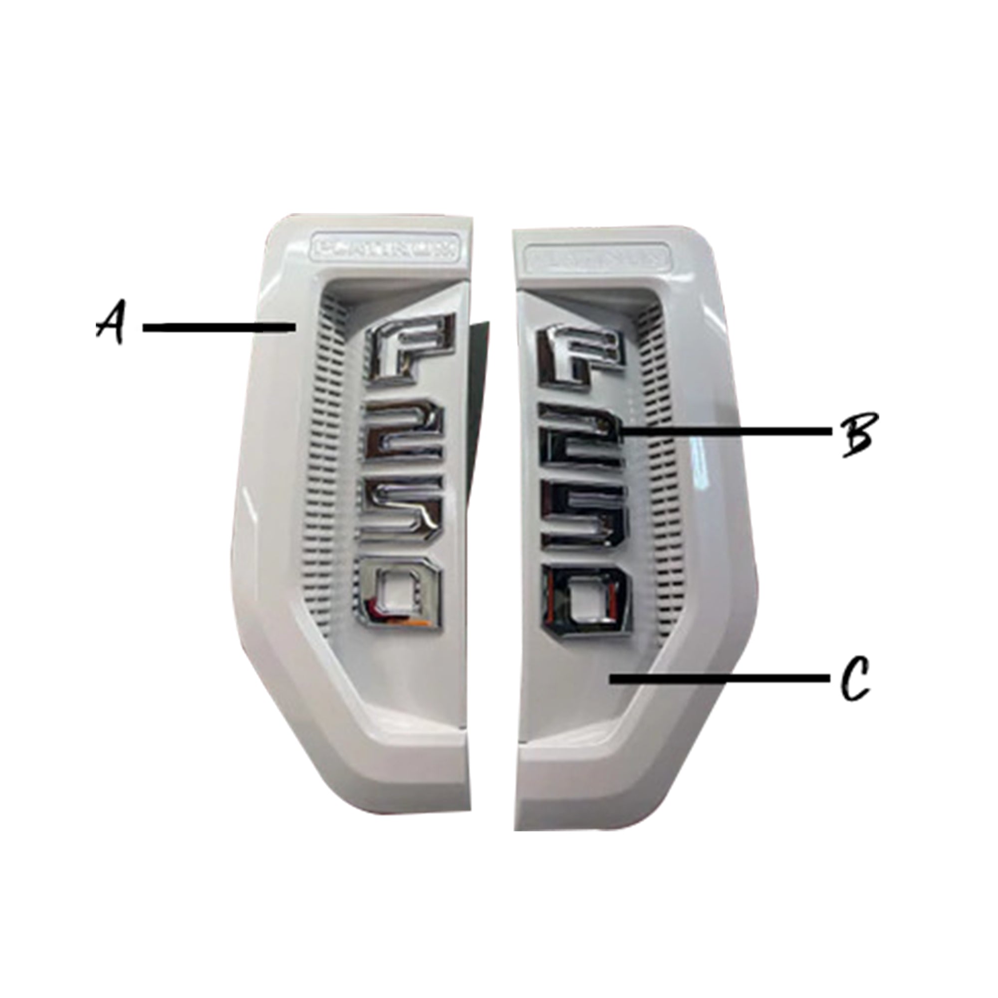 2017-22 FORD SUPERDUTY FENDER BADGES