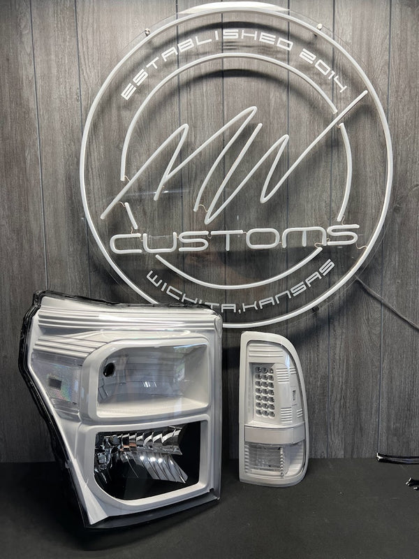 PRE-BUILT 2011-16 FORD SUPER DUTY HEADLIGHTS