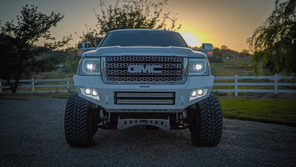 PRE-BUILT 2007-13 GMC SIERRA ALPHAREX HEADLIGHTS