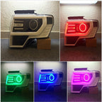 2013-14 FORD F-150 PROJECTOR STYLE RGB HALO KIT - MwCustoms