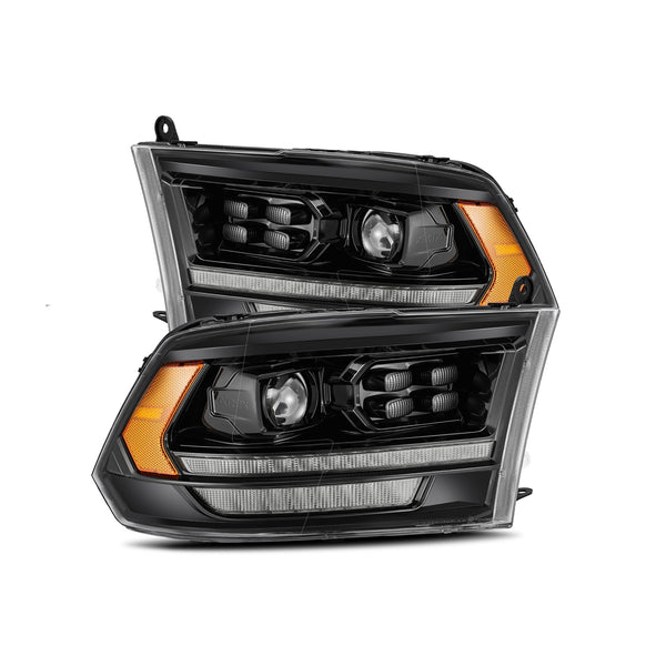 PRE BUILT 2009-18 ALPHAREX DODGE RAM HEADLIGHTS (5th GEN STYLE)