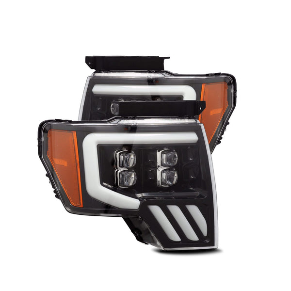 PRE-BUILT 2009-14 FORD F150 ALPHAREX NOVA SERIES HEADLIGHTS