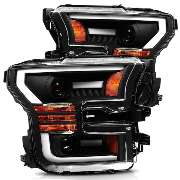 PRE-BUILT 2015-17 FORD F150 ALPHAREX HEADLIGHTS