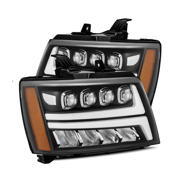 PRE-BUILT 2007-14 SUBURBAN,TAHOE AND AVALANCE ALPHAREX HEADLIGHTS NOVA SERIES