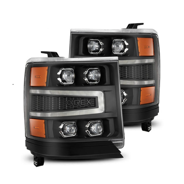 PRE-BUILT 2014-15 SILVERADO 1500 ALPHAREX HEADLIGHTS NOVA SERIES