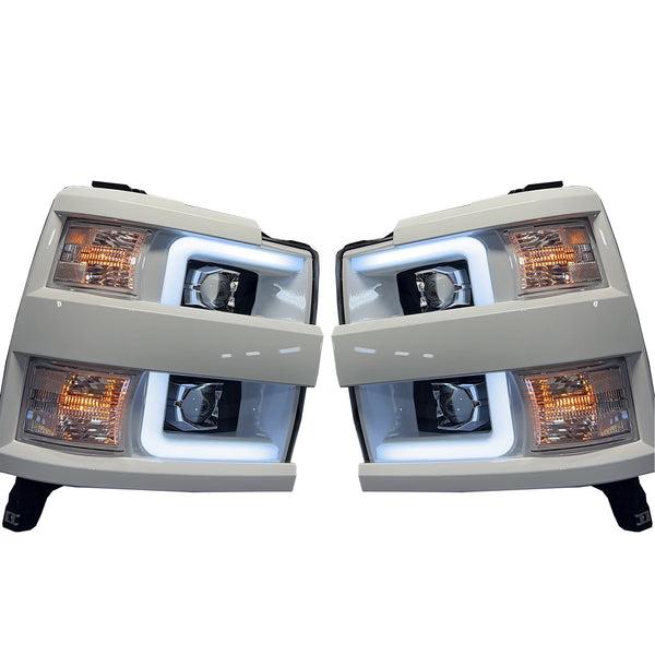 PRE-BUILT 2015-19 CHEVROLET SILVERADO HD 2500/3500 ALPAHAREX HEADLIGHTS
