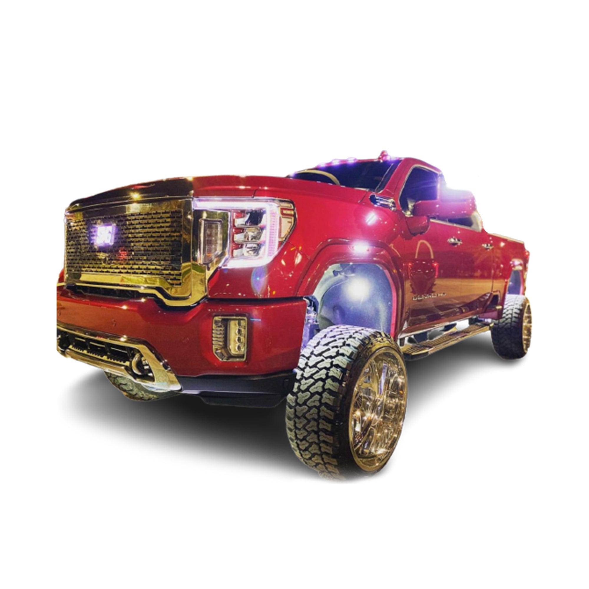 HIGH POWER WHITE LED ROCK LIGHT KIT (36 LEDS) 8PC COUNT