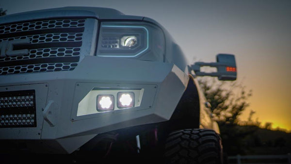PRE-BUILT 2007-13 GMC SIERRA ALPHAREX HEADLIGHTS